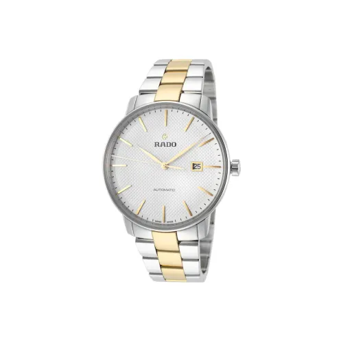 RADO Автоматический Механический Часы Мужские Crystal Sparkle Collection 41 мм Белые