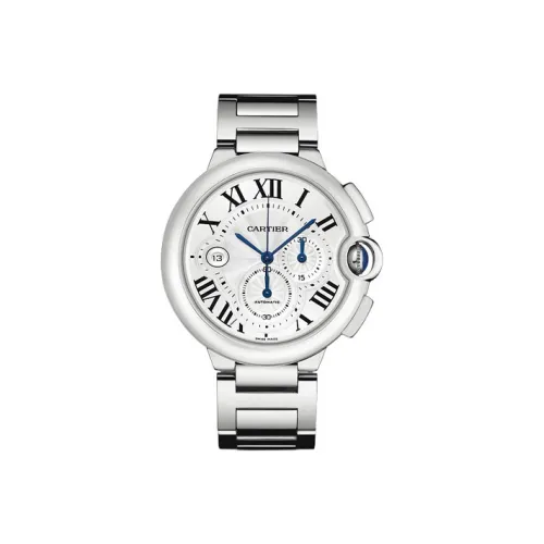 CARTIER Коллекция Captive De Cartier Автоматический Механический Механизм Мужские Часы Часы 44 мм Серебристый Циферблат