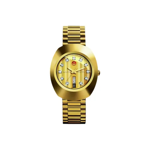 RADO Автоматический Механический Мужской Часы из Коллекции Diamond Star Founder, 35 мм, Золото