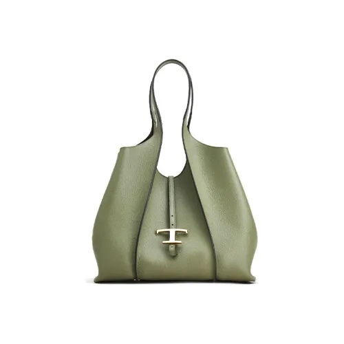 TOD'S Кожа Одно плечо Сумка Женская Зеленая