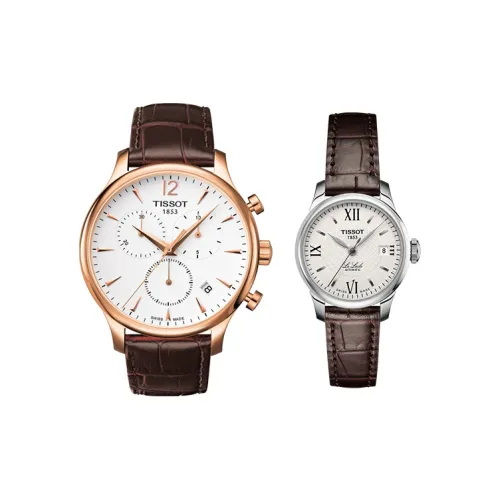 TISSOT Le Locle Collection Кварцевый механизм Унисекс Часы 25,3 мм Белый циферблат Корпус из нержавеющей стали