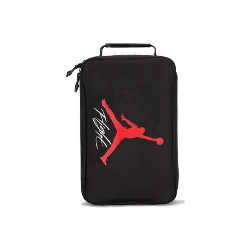 Джордан Canvas Shoe Box Bag Canvas Bag Regular Unisex Black