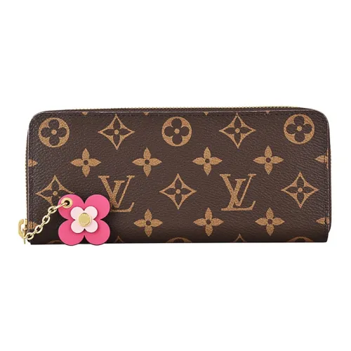 LOUIS VUITTON Покрытый холст Держатель для карт кошелек Женские Коричневый