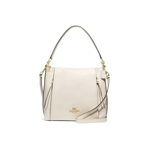 COACH Marlon Кожа Плечо Сумка Сумка Сумка через плечо Сумка через плечо Средняя Женская Экрю