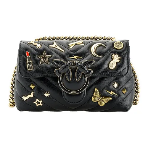 PINKO Сумка из искусственной кожи Swallow сумка через плечо сумка на плечо обычная женская черная