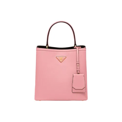 PRADA Saffiano Кожа Одно плечо Сумка Средний Женский Лепесток Розовый