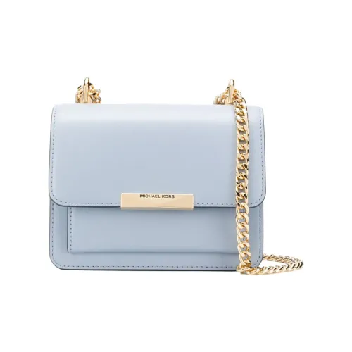 MICHAEL KORS MICHAEL KORS Handbag Collection Jade Кожа Сумка через плечо Экстра малый Женская Туманно-голубой