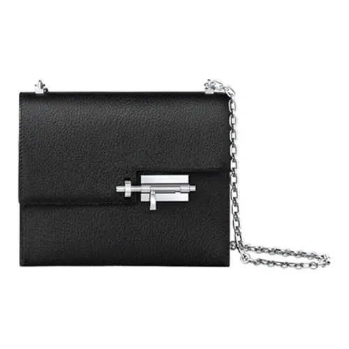 HERMES Verrou Mysore Chevro Verrou Сумка Сумка через плечо Мини Женская Черная