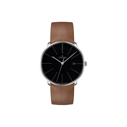JUNGHANS Автоматический Механический Movement Унисекс Часы Master Collection 39,5 мм Черные
