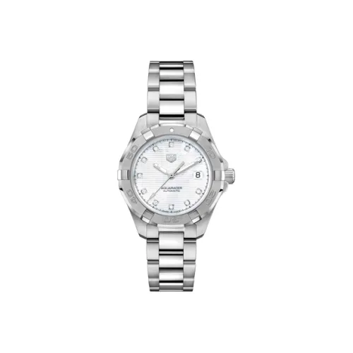 TAG HEUER Автоматический Механический Movement Женские Часы Aquaracer Collection 32 мм Белые
