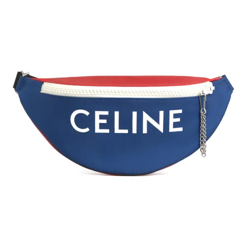 CELINE Полиамид Сумка через плечо Слинг-сумка Сумка на пояс Стандартная Унисекс Синий Красный