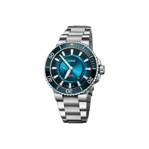 Oris Механический механизм Мужские часы из коллекции Diving Collection, 43,5 мм, синий
