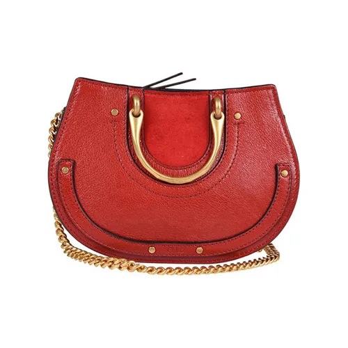 Chloe Chloé сумки кожаная сумка через плечо женская красная