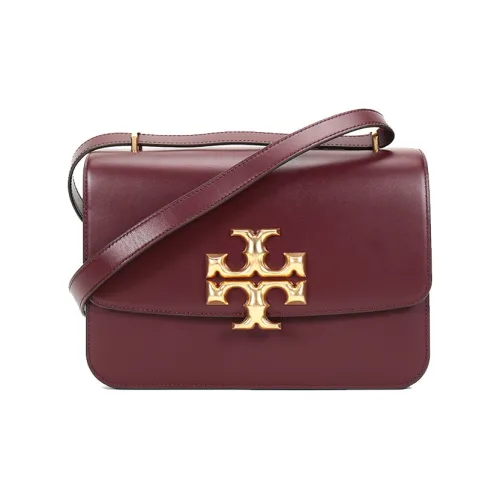 TORY BURCH ELEANOR Сумка через плечо из кожи сумка на плечо женская бордовый