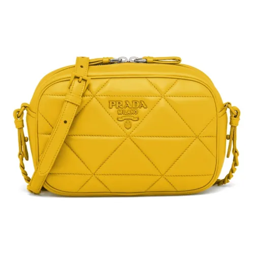 PRADA Овчина Сумка через плечо Сумка на плечо Женская Желтая