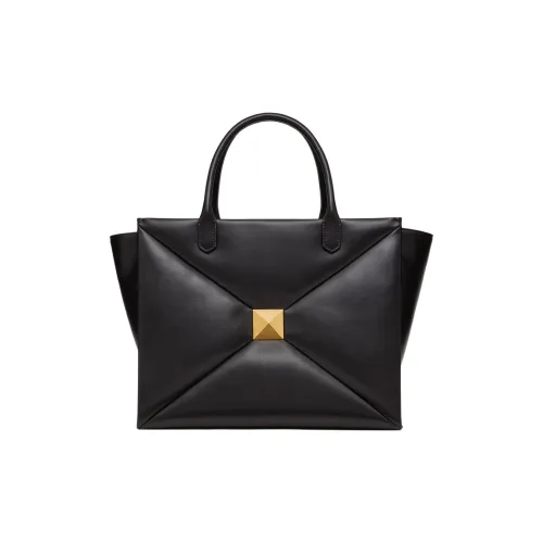 Valentino One Stud Lambskin One Shoulder Bag Large Women's Black