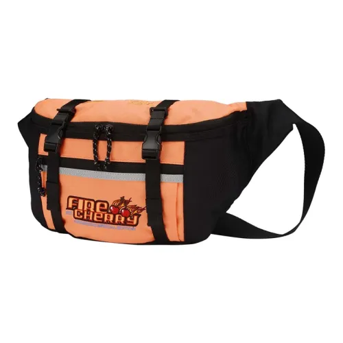 LINING Полиэстер Рюкзак Бананка Стандартный Унисекс Оранжевый Желтый