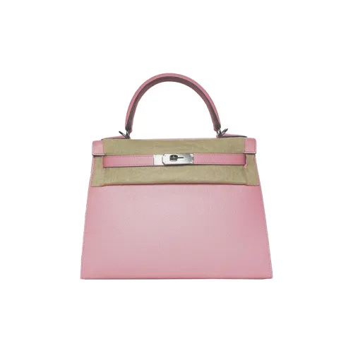 HERMES Kelly Женские Молочно-розовый