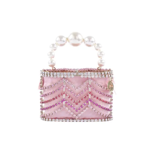 Rosantica Alloy Portable Evening Bag Women's Pink