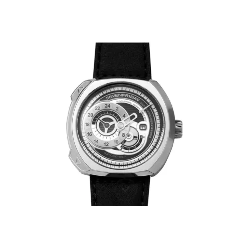 SEVENFRIDAY Автоматический Механический Механизм Мужские Часы 49mm*11,3mm Черный