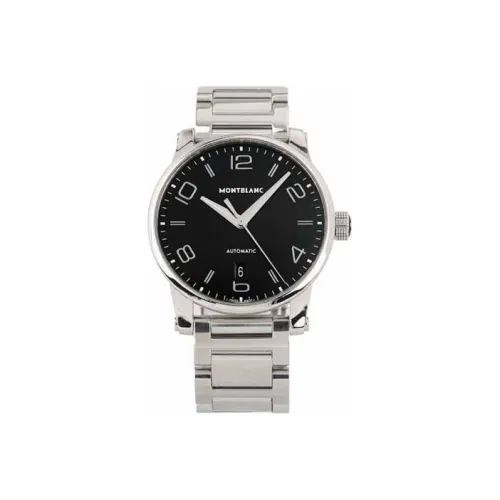 MONTBLANC Time Traveler Collection Автоматический Механический Часы Мужские Циферблат 39 мм Черный