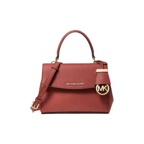 MICHAEL KORS Коровья кожа Сумка для свадьбы Сумка через плечо Мини Сумка для рук Женская Рубиновый Красный