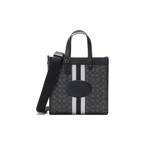 COACH Field Текстиль Кожа Тоут Сумка Сумка для покупок Ручная сумка Сумка через плечо Сумка на плечо Большая Женская