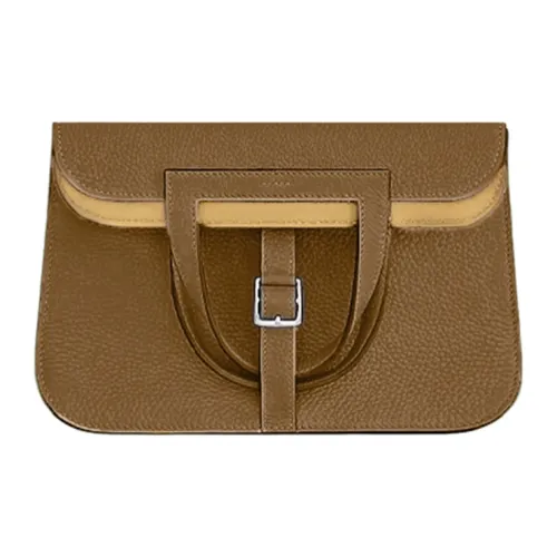HERMES Halzan Clemence Bullock Кожа Horseshoe Сумка Сумка через плечо Сумка через плечо Стандартная Женская