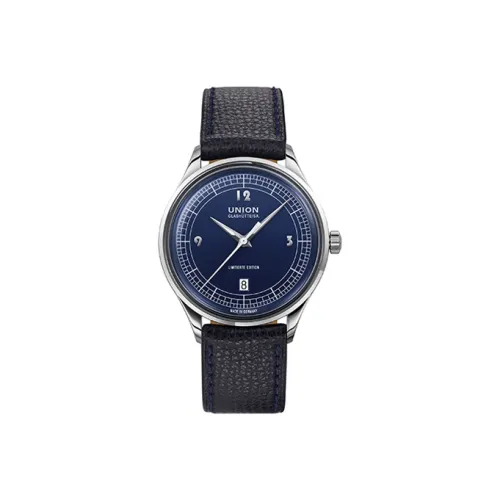 UNION GLASHUTTE/SA Автоматический Механический Мужской Часы из Коллекции Noramins 40 мм Синий