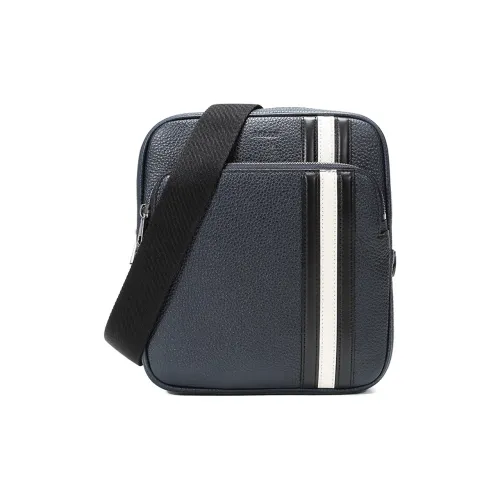 BALLY Сумка через плечо из кожи мужская чернильно-синий цвет
