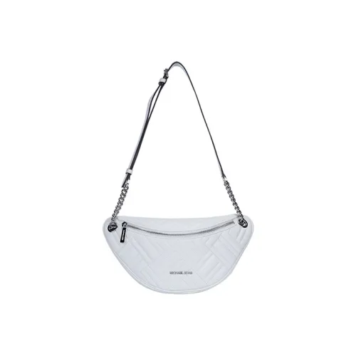 MICHAEL KORS MICHAEL KORS Luggage Collection Искусственная кожа Бананка Большая Женская Белая