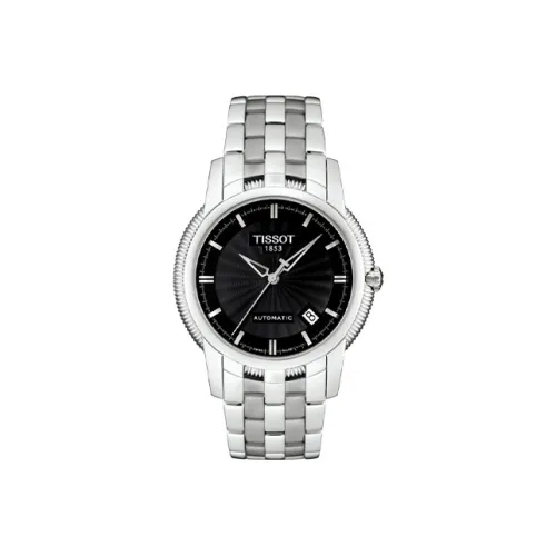 TISSOT Автоматический Механический Механизм Мужские Часы 39,5мм*9,5мм Черный