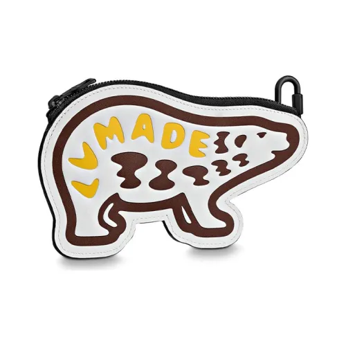 LOUIS VUITTON Nigo Collaboration Холст Кошелек для монет Унисекс Коричневый