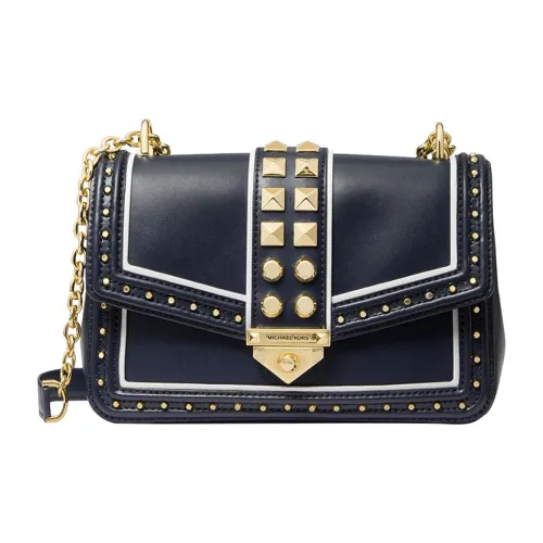 MICHAEL KORS Soho Кожа Сумка через плечо Большая Женская Морской Синий