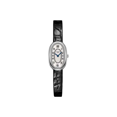 Longines Quartz Movement Женские Часы Round Dance Collection 16 мм Белые