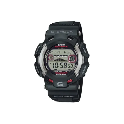CASIO G SHOCK Collection Радиоконтролируемые Кварцевые Механические Смоловые Ремешок Часы Мужские Черный Циферблат GW 9110 1JF