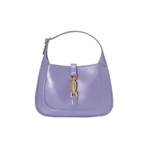 GUCCI Jackie 1961 Кожа Лунный Сумка на плечо Сумка через плечо Мини Женская Светло-фиолетовая