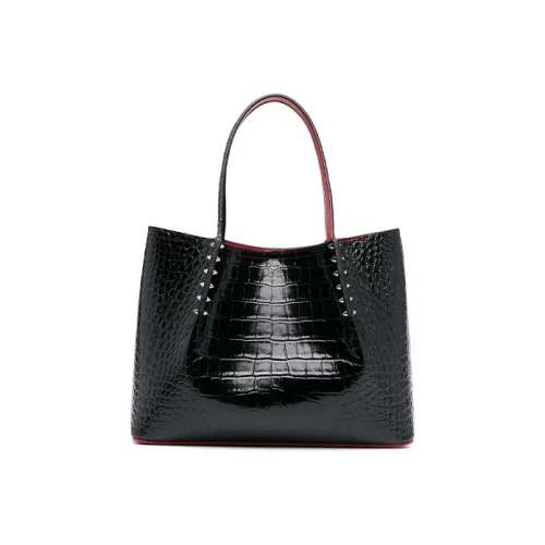 CL LUBOTING Кожа Тоут Сумка Сумка для покупок Сумка Женская Черная