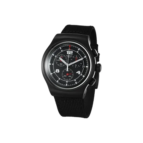 Swatch Quartz Механизм Мужские часы 54,9мм*47мм Черный