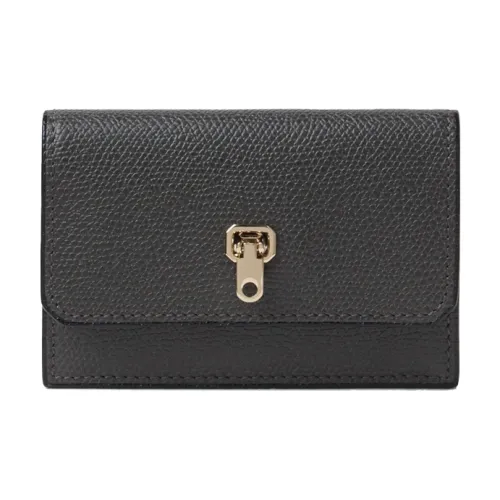 Valextra Brera Телячья кожа Держатель для карт Унисекс Дымчато-серый