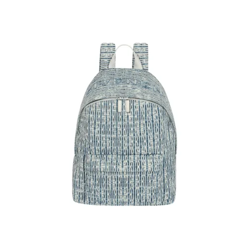 GIVENCHY Ткань Коровья кожа Рюкзак Мужской Джинсовый синий