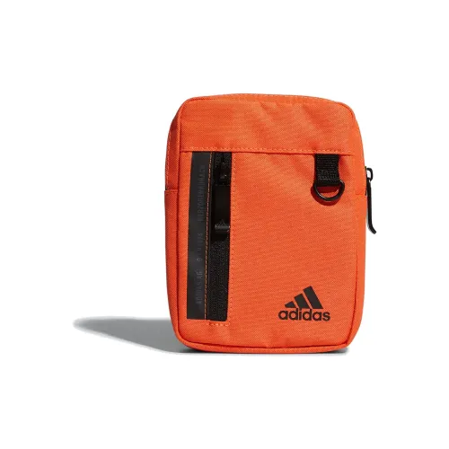 Adidas Переработанный полиэстер материал сумка через плечо сумка на плечо стандартная унисекс оранжево-желтая