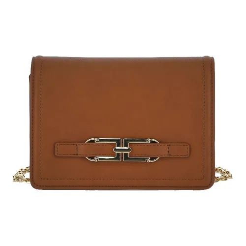 Elisabetta Franchi Кожа Сумка через плечо Стандартная Женская Коричневая