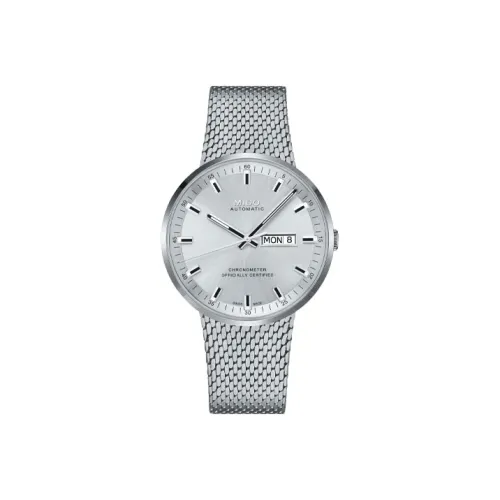 MIDO Автоматический Механический Мужской Часы Commander 42 мм Серебряные