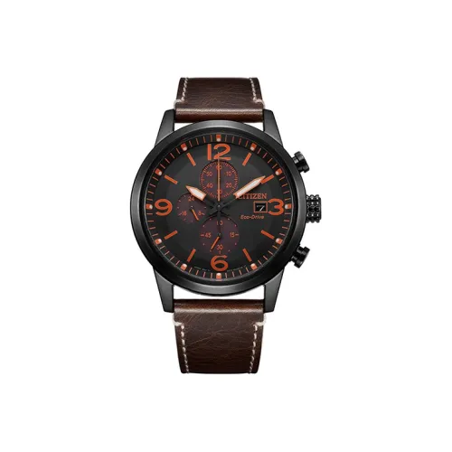 CITIZEN Светильник Кварцевый механизм Мужские часы Ecology Drive Collection 43мм*43мм*12мм Черный