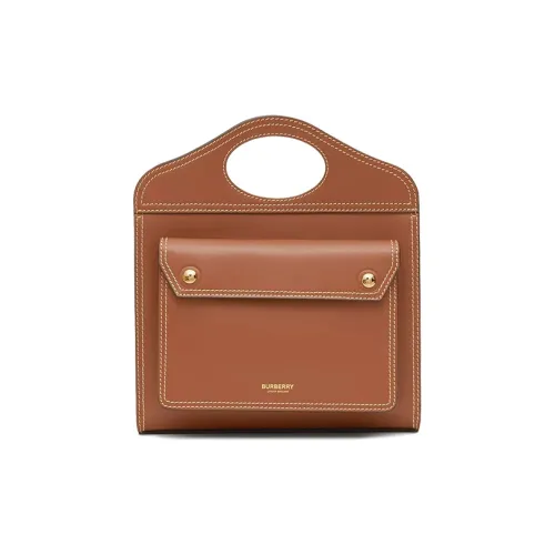 Burberry Кожа Сумка Мини Женская Солодово-Коричневый