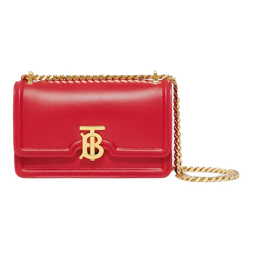 Burberry Телячья кожа Сумка через плечо Мини Женская Красная