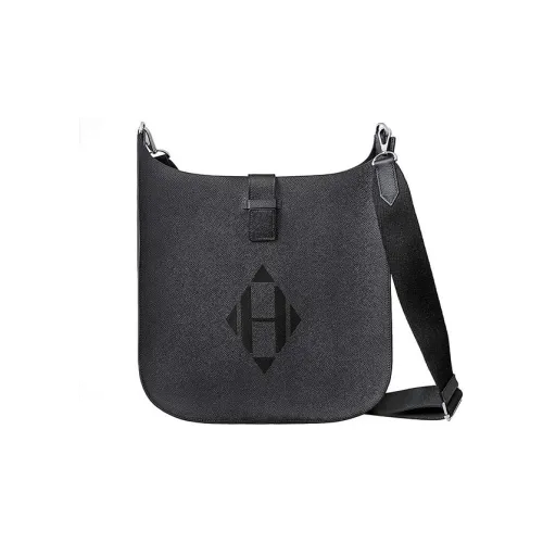 HERMES Evelyne Коровья кожа Evelyn Сумка через плечо Сумка на плечо Женская Черная