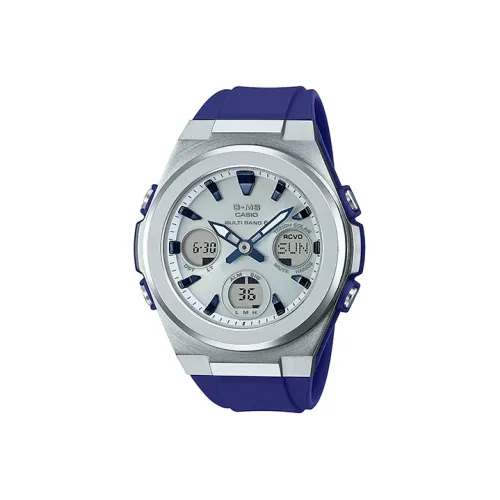 CASIO Детский Г Коллекция Кварцевый Механизм Часы Женские Синий Циферблат MSG W600 2AJF