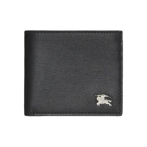 Burberry Кожа Держатель для карт кошелек Мужской Черный